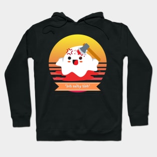 Halloween Cute Ghost Bit Salty TBH Hoodie